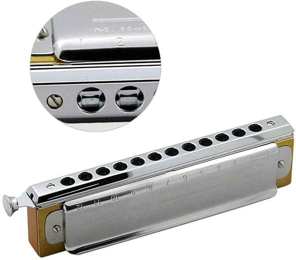 호너 HOHNER 슈퍼 크로모니카 하모니카 270 디럭스 M754001