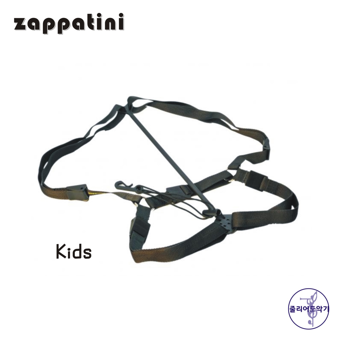 ZAPPATINI 자파티니 바순, 색소폰 스트랩 키즈 Kids 블랙