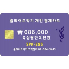 686,000원 육십팔만육천원 결제창입니다